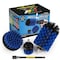 Drill Brush Power Scrubber By Useful Products 5 in W 7 in L Brush, Blue B-S-42J-5X-QC-DB - alternate 1